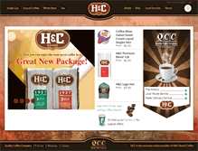 Tablet Screenshot of hccoffee.com